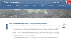 Desktop Screenshot of antonyloewenstein.com